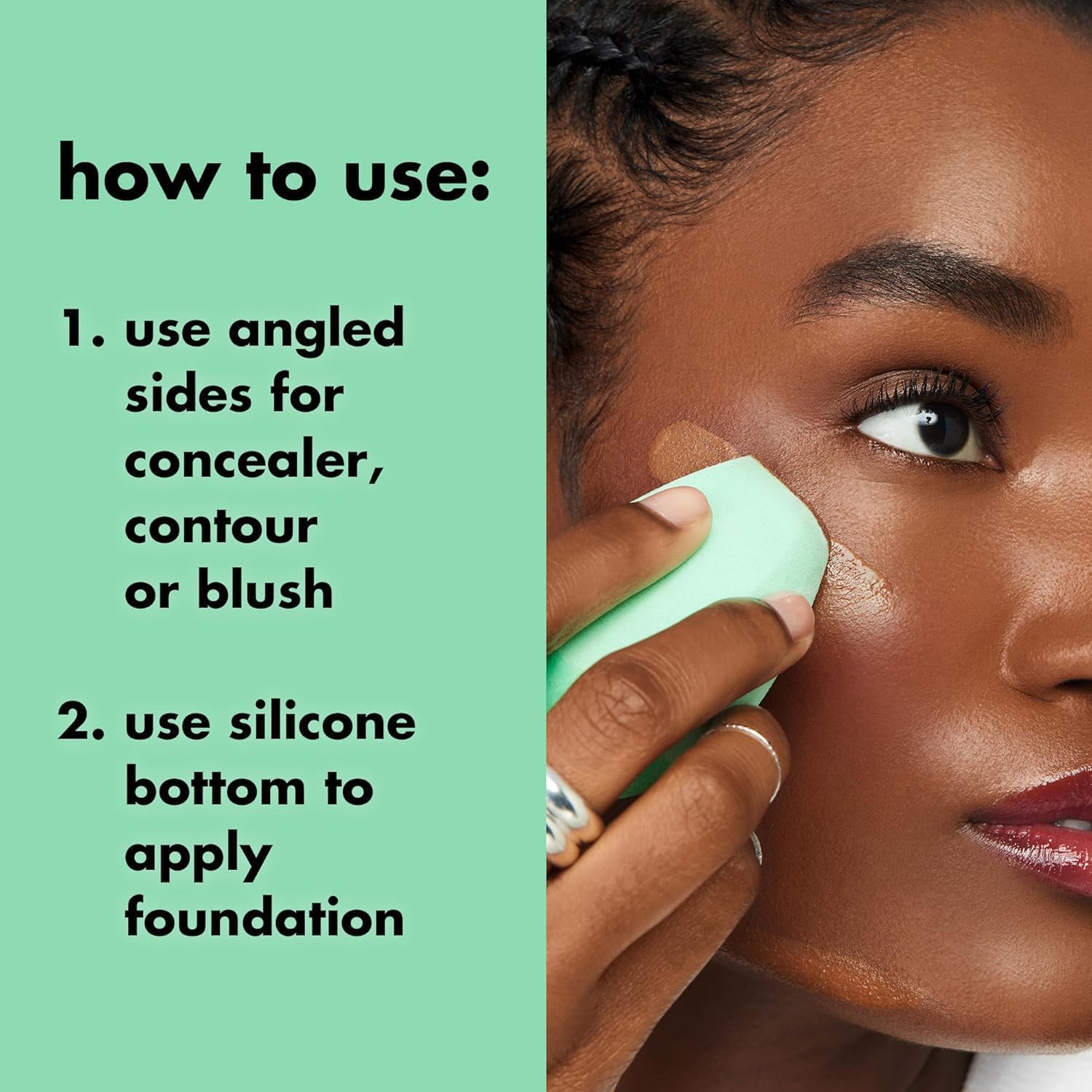 E.L.F Angled Silicone Face Sponge