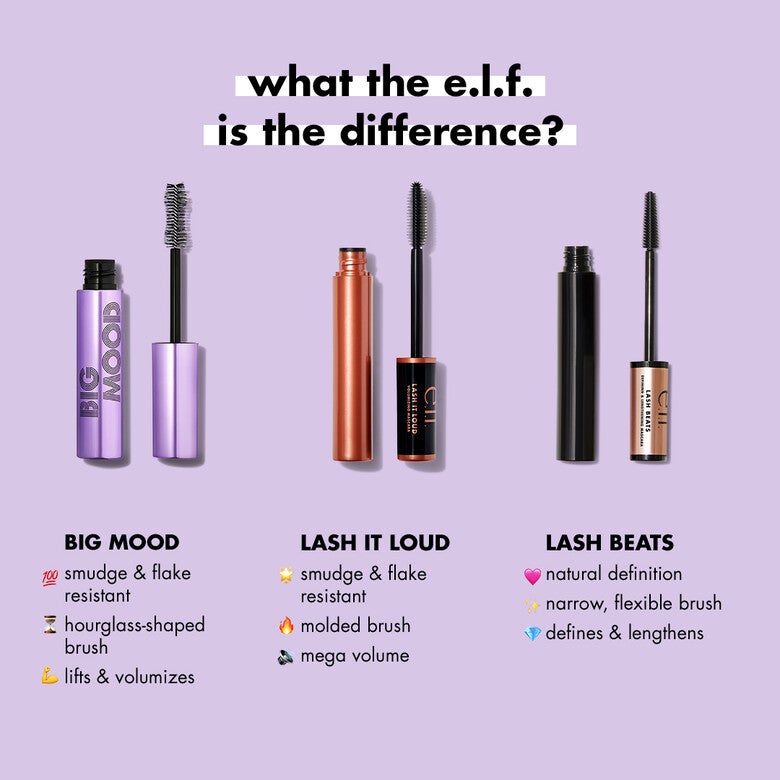 E.L.F Big Mood Mega Volume & Lifting Mascara