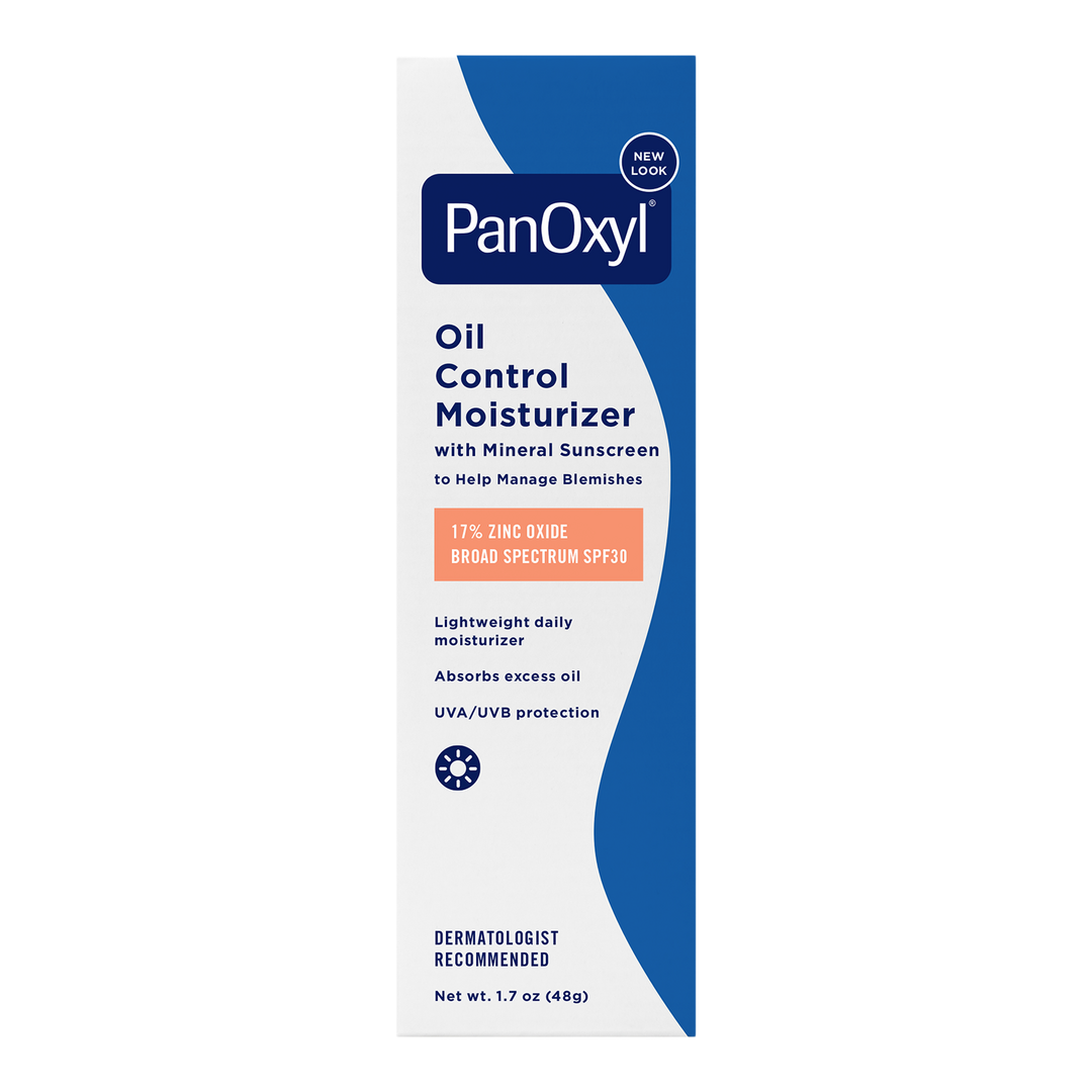 PanOxyl AM Oil Control Moisturizer with Broad Spectrum SPF 30 Mineral Sunscreen