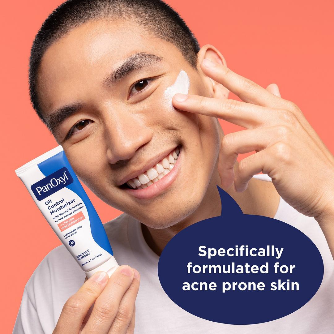 PanOxyl AM Oil Control Moisturizer with Broad Spectrum SPF 30 Mineral Sunscreen