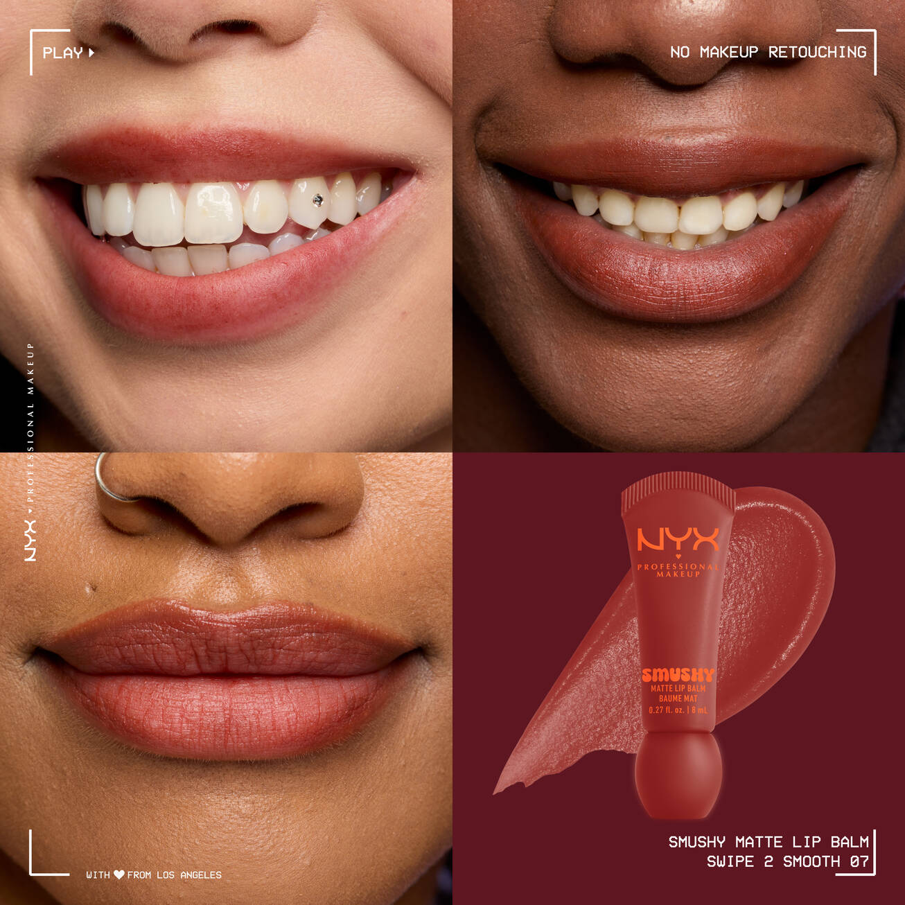 Nyx Professional Makeup Smushy Matte Lip Balm