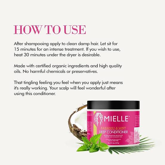 Mielle Organics Babassu Oil & Mint Deep Conditioner