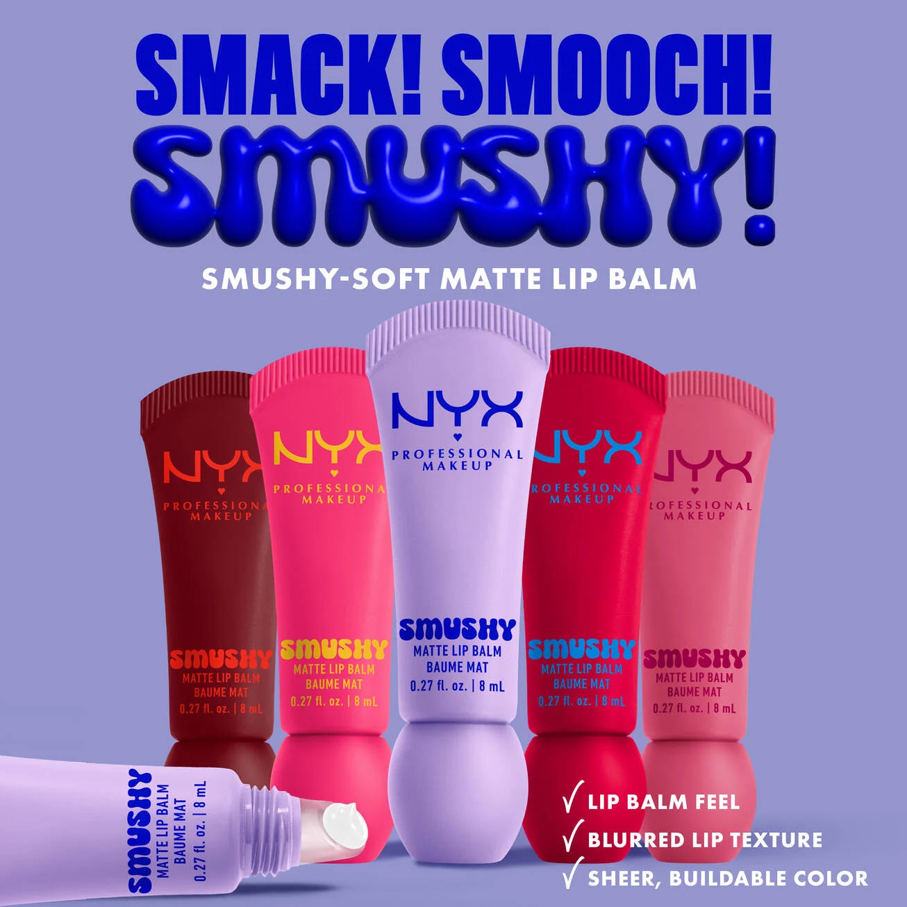 Nyx Professional Makeup Smushy Matte Lip Balm