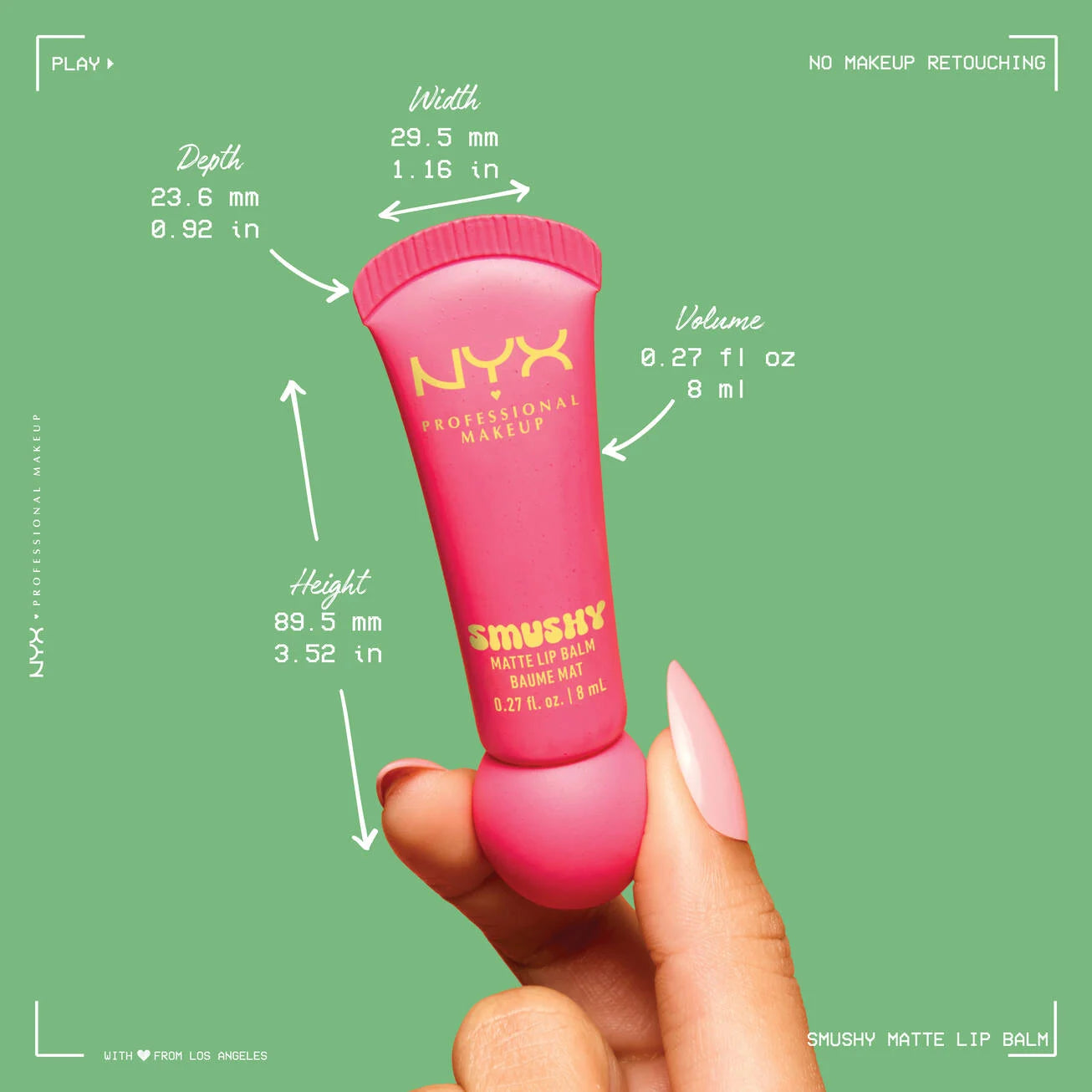 Nyx Professional Makeup Smushy Matte Lip Balm