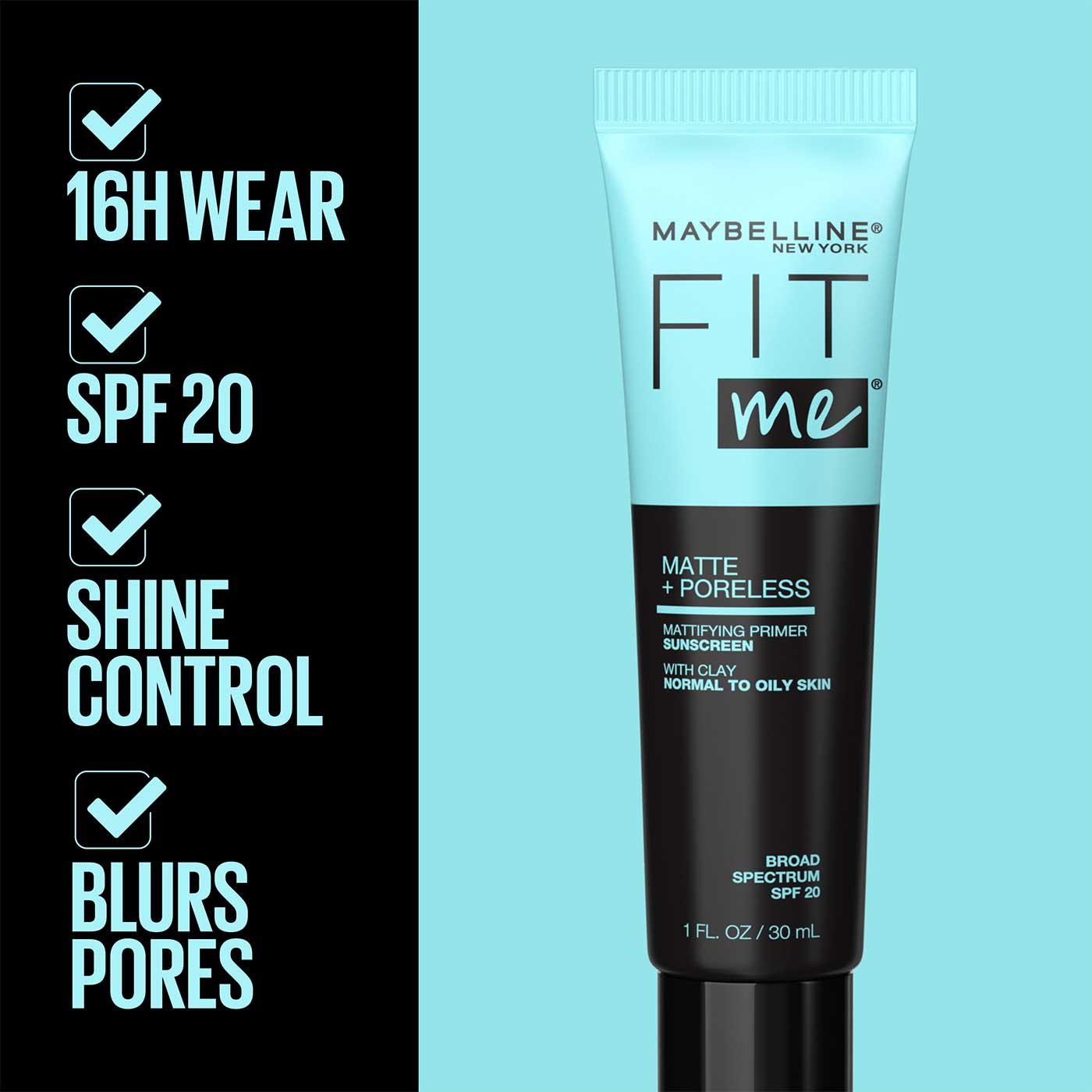 Maybelline Fit Me Matte + Poreless Primer with SPF 20