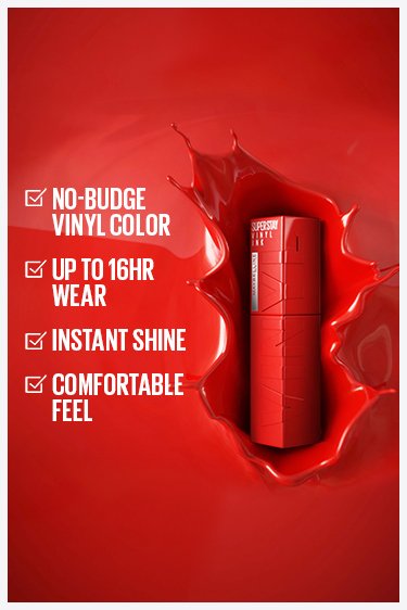 Maybelline Super Stay Vinyl Ink Longwear Liquid Lip Color